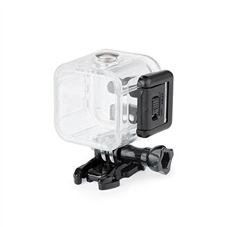 Lightwish 45M Underwater Waterproof Diving Housing Case Accessory Kit With Bracket For GoPro Hero4 session (Transparent)