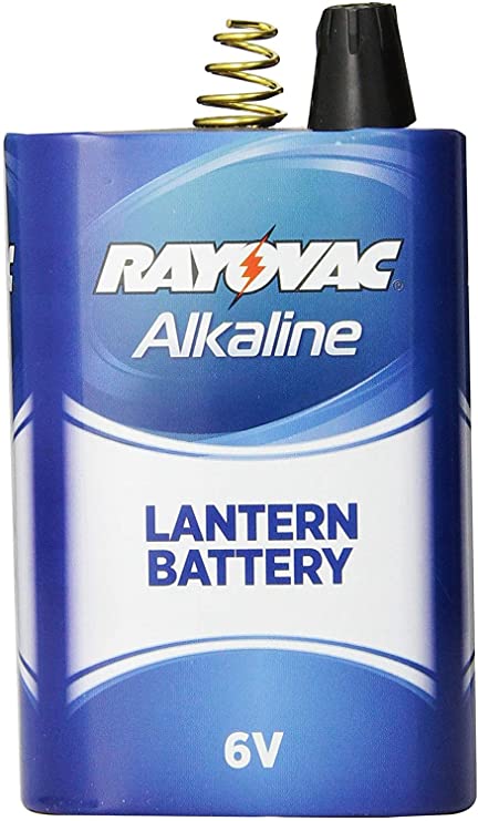 Rayovac Alkaline Lantern Batteries 6V Spring Terminal (6 Pack)