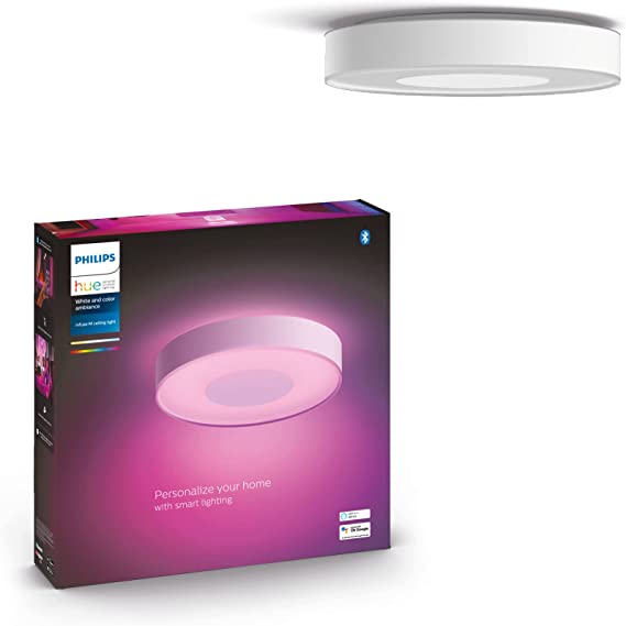 Philips Hue Infuse Ceiling Lamp, Compatible with Alexa, Apple HomeKit and Google Assistant) White 1-Pack