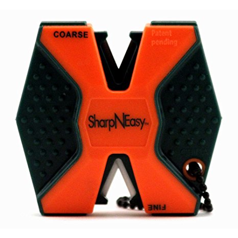 SharpNEasy 336C Two Step Knife Sharpener, Blaze Orange