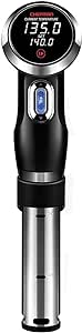 Chefman RJ39-WIFI-CA Sous Vide Immersion Circulator with Wi-Fi, Black