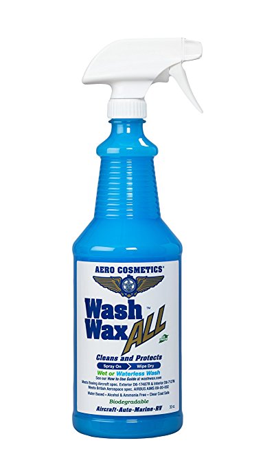 Waterless Car Wash Wax 32 oz. Aircraft Quality Wash Wax for your Car RV & Boat. Guaranteed Best Waterless Wash on the Market #1 Best Seller on Amazon U.S.