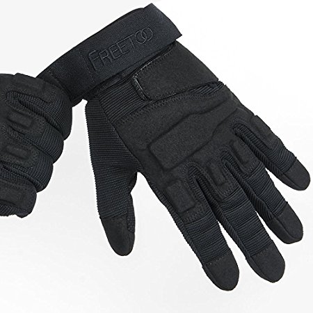 FREETOO Mens Cycling Gloves Full finger Gloves Ideal for Shooting, Driving, Hiking