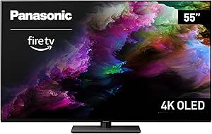 Panasonic Z85 Series (Newest Model) 55-inch OLED 4K Ultra HD Smart TV with Fire TV, Dolby Vision IQ, HDR10  Adaptive, 120Hz Refresh Rate - TV-55Z85AP