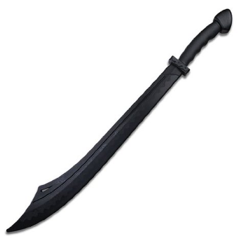 BladesUSA 1606PP Martial Arts Training Broad Sword, Polypropylene, Black, 34-1/2-Inch Length