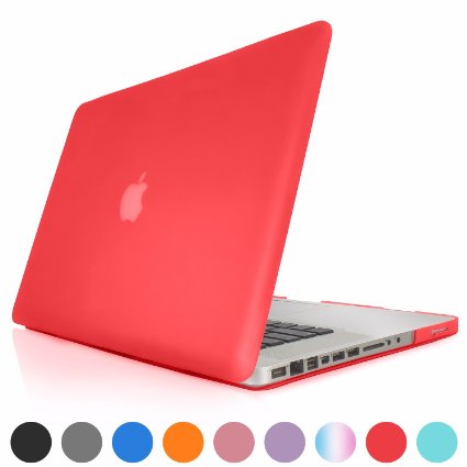 Mobility® Hard Case Cover For MacBook - Soft-Touch Plastic Shell Fits MacBook Pro 13.3" with Retina Display - Model A1502 - Red