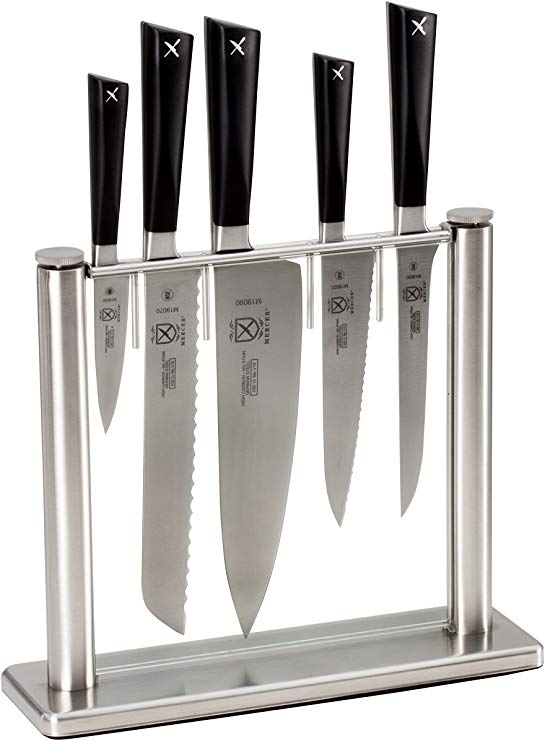 Mercer Culinary Züm 6-Piece Forged Block Set, Stainless Steel/Glass
