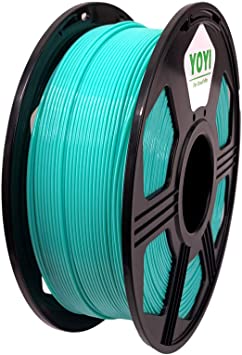 YOYI 3D Printer Filament, PLA Filament 1.75mm 2.2 lbs Spool (1kg), Dimensional Accuracy +/- 0.03 mm, 100% Europe Raw Material (Cyan)