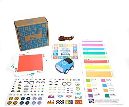 Sphero Indi at-Home Learning Kit: Screenless STEAM Learning Robot for Kids 4  - Design & Build Custom Mazes - Problem Solve Like an Engineer- Sharpen Computational Thinking & Learn Coding Concepts