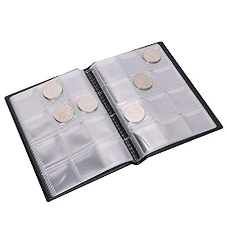 Techinal Money Penny Pockets Collection Storage Album Book Collecting 120 Coin Holders