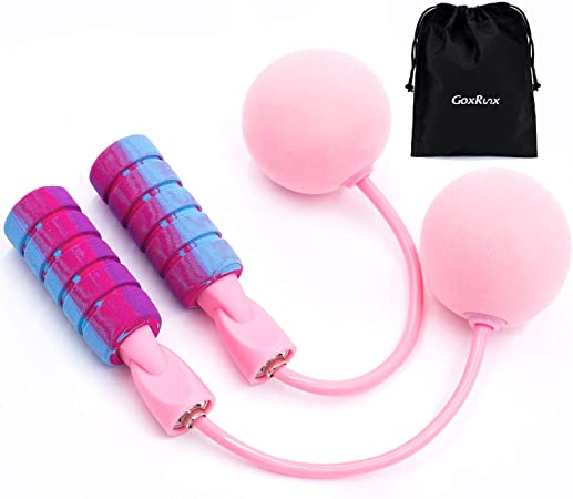 Ropeless Jump Rope, Weighted Cordless Jump Rope for Fitness Workout, Adjustable Skipping Rope Jumping Rope for Women Men and Kids