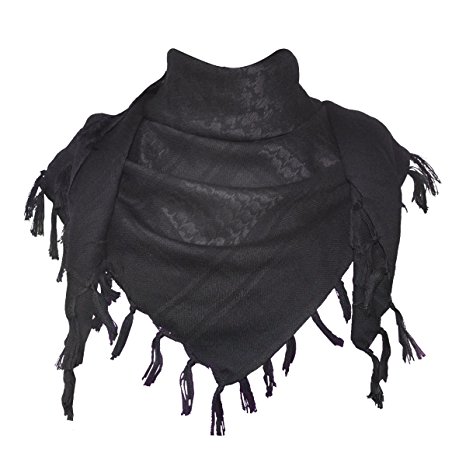 Explore Land 100% Cotton Shemagh Tactical Desert Scarf Wrap