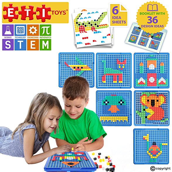 ETI Toys - Engaging Jigsaw Puzzle for Boys and Girls 490 Piece Set for Making Endless Puzzle Combinations! Great for Learning, Developing and Having Fun. Make Your Imagination Today!