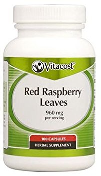 Vitacost Red Raspberry Leaves -- 960 mg per serving - 100 Capsules