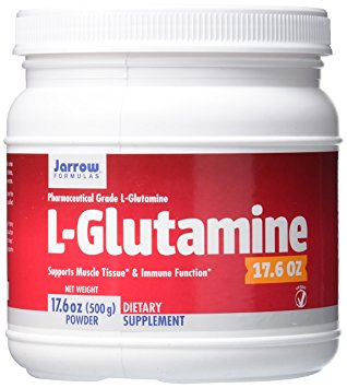 Jarrow Formulas L-Glutamine, Supports Muscle Tissue & Immune Function, 17.6 Oz