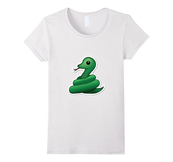 Snake Emoji T-Shirt Hiss Hissing Curled Up