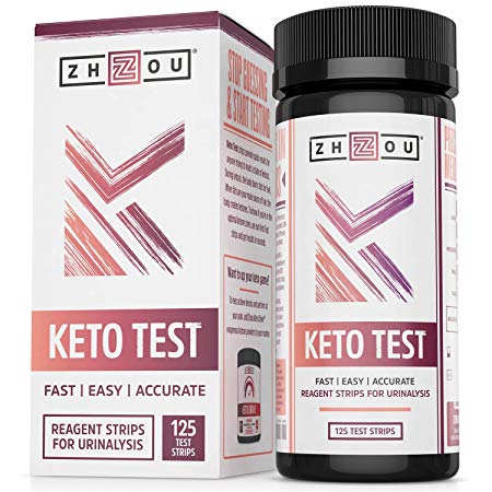 Keto Test - Quick & Easy Ketone Test Strips with Ketone Blood Meter, Read Ketone Level with Ease During Keto, Paleo, Low-Carb Diets