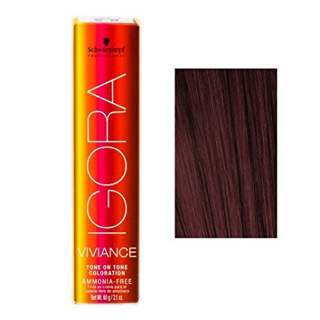 Schwarzkopf Igora Viviance Demi-Permanent Hair Color - 4-89 Medium Red Violet Brown