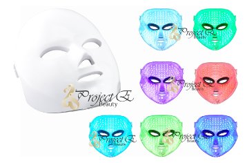 Project E Beauty LED Photon Therapy 7 Color Light Treatment Skin Rejuvenation Whitening Facial Beauty Daily Skin Care Mask