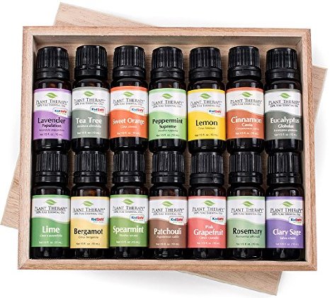 Top 14 Essential Oil Set Includes 100 Pure Therapeutic Grade Oils of Bergamot Clary Sage Cinnamon Eucalyptus Grapefruit Lavender Lemon Lime Patchouli Peppermint Rosemary Spearmint Orange and Tea Tree 10 ml each