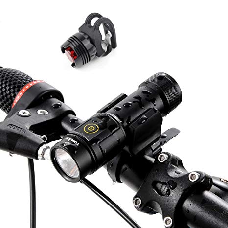 TOWILD 1000 Lumen Mountain Bike Light BC06 Taillight Free As a Power Bank Water Resistant IPX-6 Easy To Install