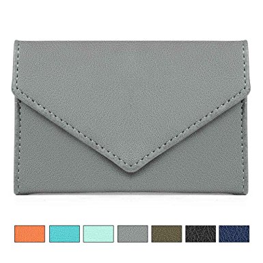 XeYOU Envelope Style Leather Case Front Pocket Wallet Super Thin Fashion Card Holder With ID Card Slots