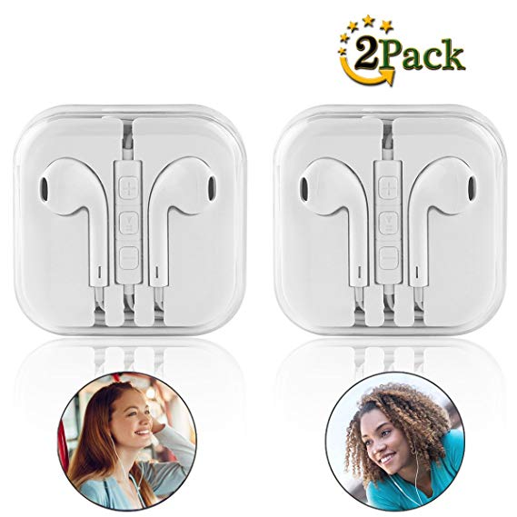 Earbuds,Earphones,Headphones,HaRuion In Ear Earbuds,In The Ear Earphones Wired with Mic/Remote Control for Apple Iphone 6S Plus/Samsung Galaxy S9 8/Huawei/Blackberry Mobile Tablet Music Players