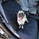 Devoted Doggy Deluxe Bucket Dog Seat Cover - Waterproof Material with Skirt - Dog Seat Belt Included - Unique Nonslip Backing with Seat Anchors