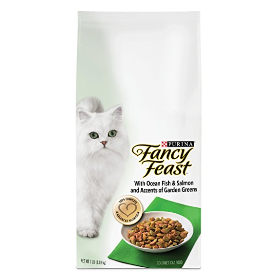 Purina Fancy Feast Gourmet Dry Cat Food With Ocean Fish and Salmon