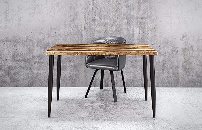 UMBUZÖ Solid Reclaimed Wood & Metal Desk