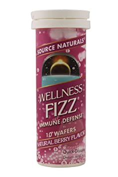 Source Naturals Wellness Fizz Immune Support Wafers, Berry, 2 pk