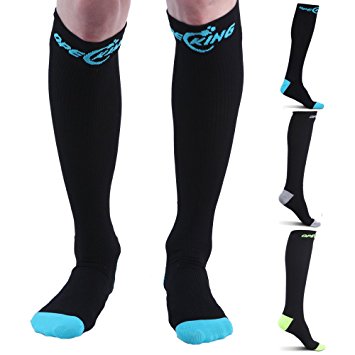Compression Socks(20-30mmHg) for Men&Women - Premium Medical Grade Leg Support for Running,Athletics,Edema,Diabetics,Varicose Veins,Travel,Pregnancy,Shin Splints,Nursing,Arthritis,Calf and Leg Pain