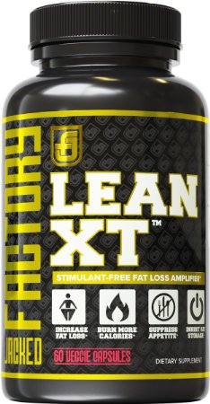 LEAN-XT Caffeine-Free Fat Burner - Premium Fat Loss Ingredients Acetyl L-Carnitine, Green Tea Extract, & Forskolin - Stimulant-Free Weight Loss Supplement & Appetite Suppressant - 60 Natural Veggie Pills