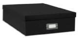 Pioneer Jumbo Scrapbook Storage Box Black 1475 Inch x 13 Inch x 375 Inch