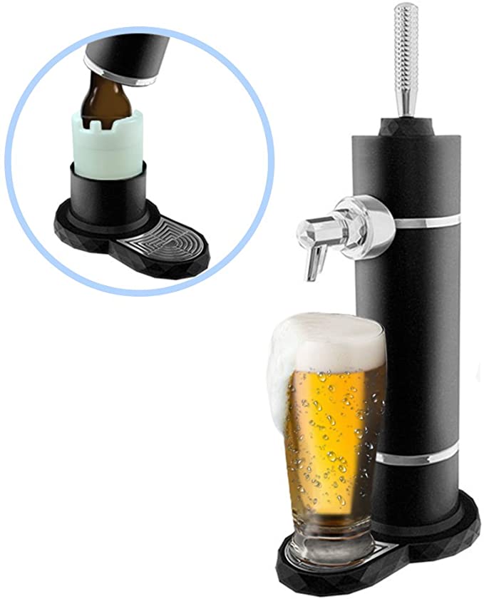 eCostConnection Deluxe Portable Ultrasonic Wave Draft Beer Maker Works With Canned or Bottled Beer