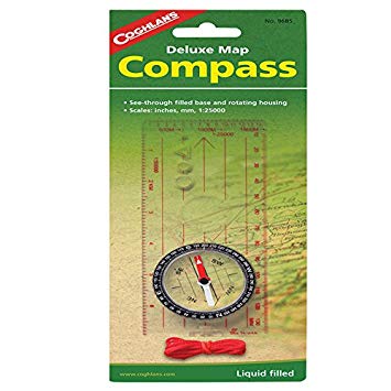 Coghlan's Deluxe Map Compass with Lanyard