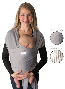 Baby Wrap Carrier, Easy To Put On- Swaddle Blanket for Close Comfort - Adjustable Breastfeeding Cover - Lightweight Sling Baby Carrier for Infant - Soft, Comfortable & Breathable