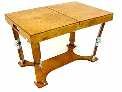 Spiderlegs Folding Coffee Table, 28-Inch, Warm Oak