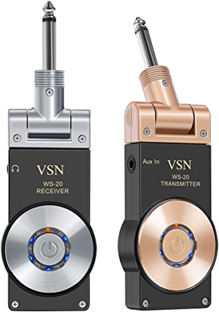 VSN Wireless Guitar System Wireless Transmitter Receiver For Electric Guitar Bass Piano Violin with Amp