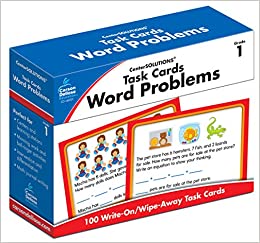 Task Cards: Word Problems, Grade 1