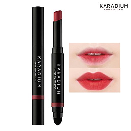 [KARADIUM] Smudging Moisturizing Long Lasting Lip Tint Stick 1.4g - 6 Colors (#1 blood red)