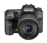 Pentax K-3 lens kit w 18-135mm WR 24MP SLR Camera with 32-Inch TFT LCD and 18-135mm WR f 35-56 Black