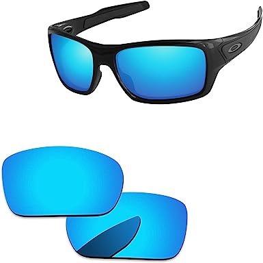 PapaViva Replacement Lenses for Oakley Turbine OO9263 Sunglasses Frame