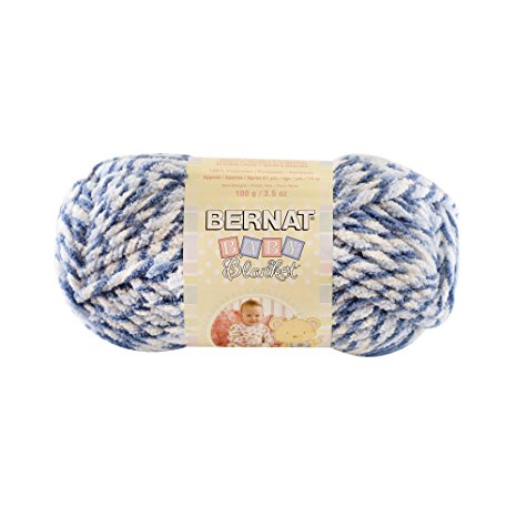 Bernat Baby Blanket Big Ball Yarn, Blue Dreams