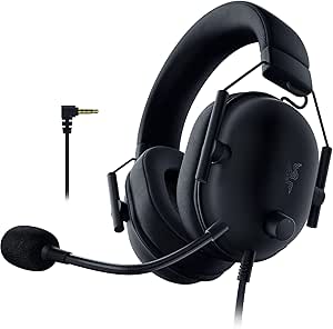 Razer Blackshark V2 X (Playstation) - Casque E-Sports Filaire pour Console Playstation (240g, Microphone cardioïde, Haut-Parleurs 50mm, Annulation Passive du Bruit, connecteur 3,5mm) Noir