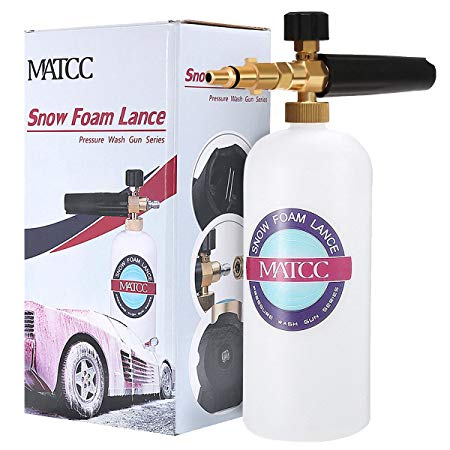 MATCC Foam Lance for Nilfisk Connector Compaitble Foam Cannon Snow Foam Lance Foam Car Pressure Washer Gun Suitable for Nilfisk C120 C130 E130 E140