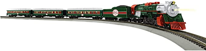 Lionel The Christmas Express Electric HO Gauge Model Train Set with Remote and Bluetooth Capability