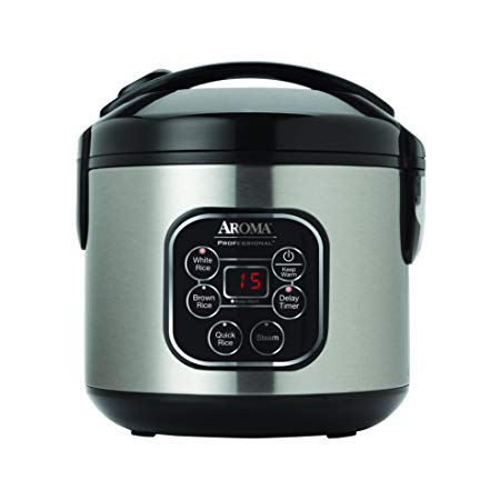 Aroma Professional Rice Cooker / Multicooker, Silver (ARC-964SBD)