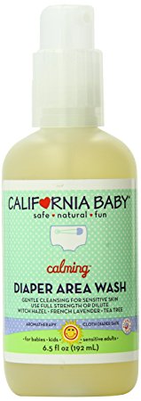 California Baby Diaper Area Wash - Non-Burning & Calming, 6.5 oz