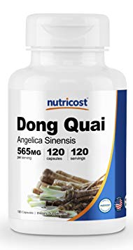 Nutricost Dong Quai 565mg, 120 Capsules - Gluten Free, Non-GMO, Veggie Capsules - Angelica Sinensis